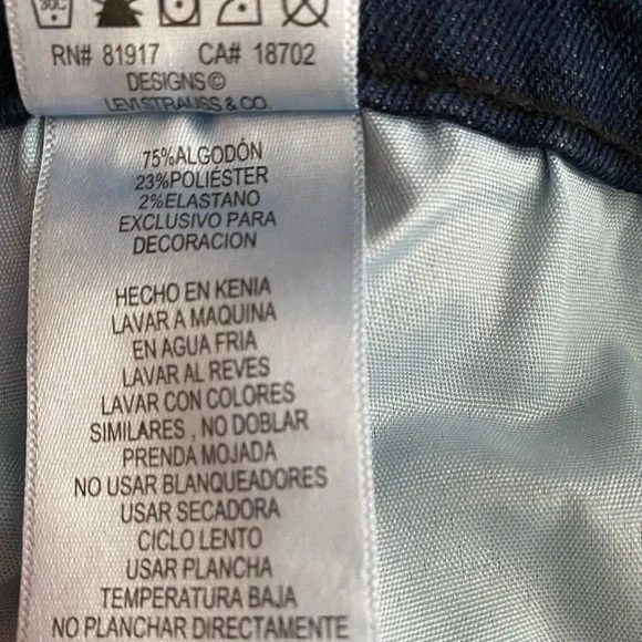 Levi’s 511 Slim Size 14 Reg Blue Jeans - Picture 9 of 11